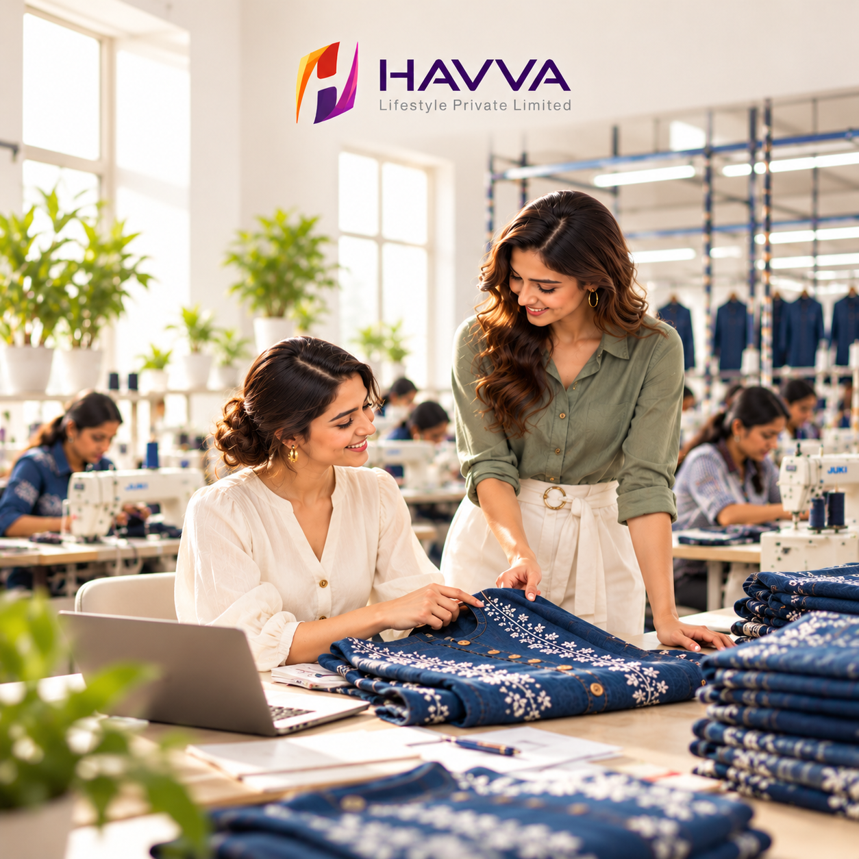 Havva Lifestyle Private Limited. Women's denim ethnic wear, direct from manufacturer for retailers and boutiques: kurtas and kurtis, dresses and one-pieces, shirts and tunics, bottoms and cord sets, jackets and layering, plus sizes S to 10XL.